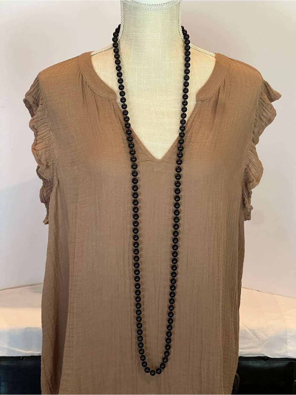 Vintage Acrylic Beaded Necklace